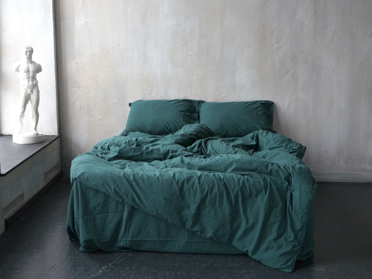 Постільна білизна Варена бавовна Dark Green