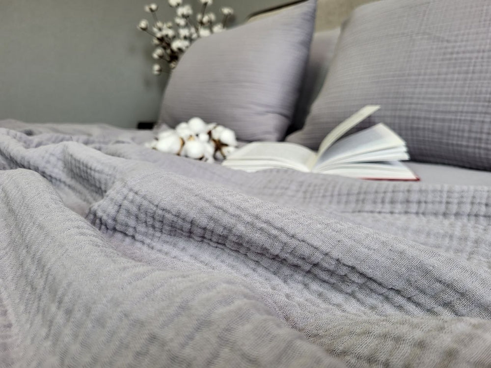 Постільна білизна Муслін Smoke Grey, Muslin