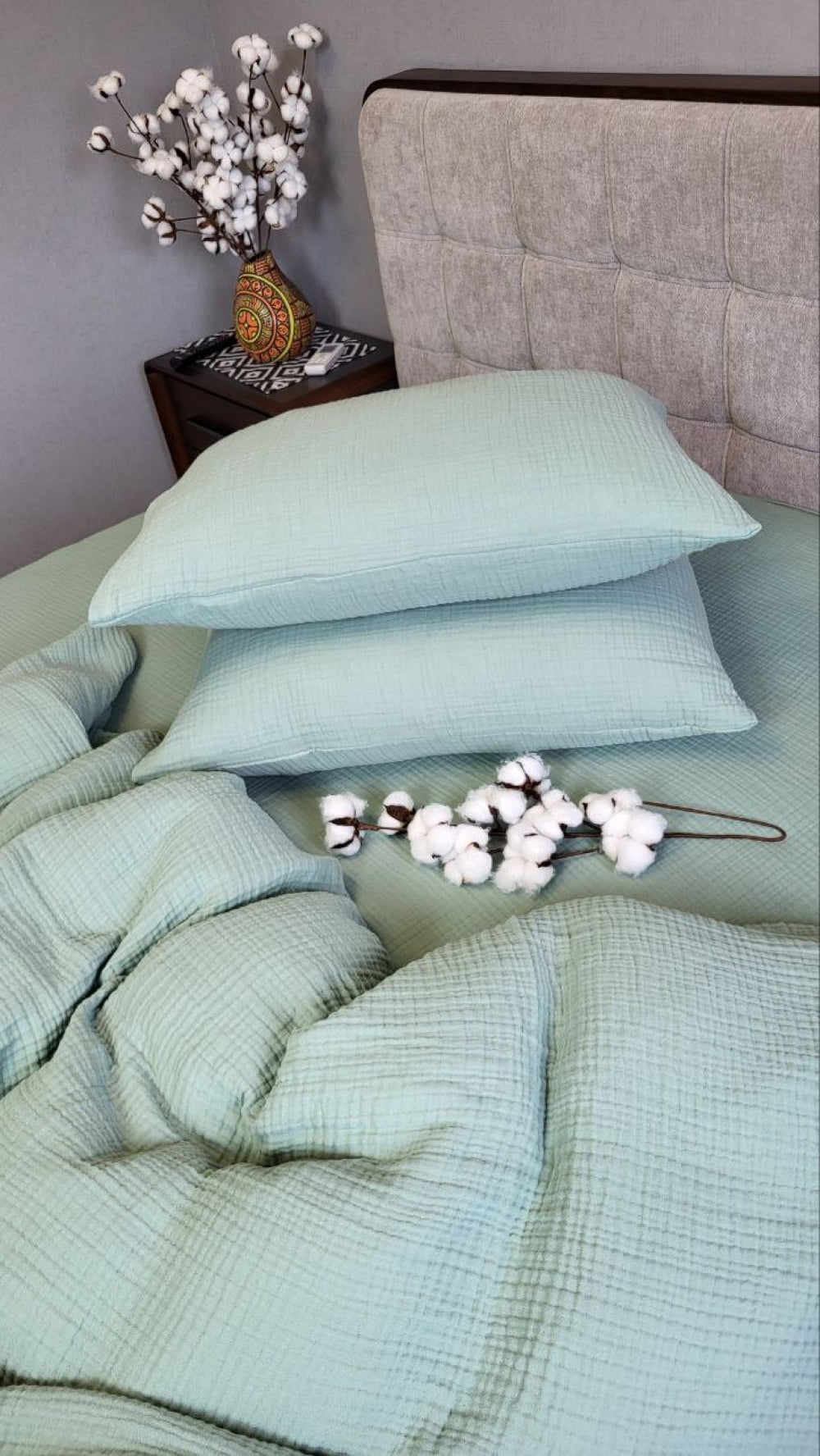 Постільна білизна Муслін Spring Greens, Muslin