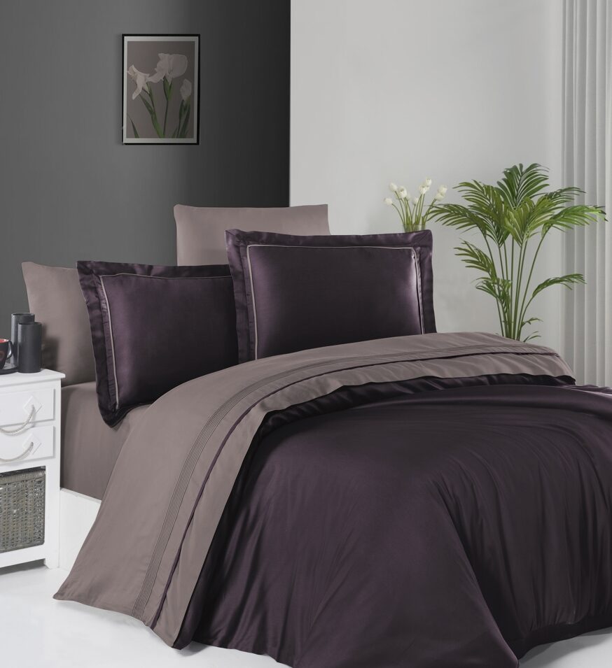 Постільна білизна Сатин Deluxe Satin Dark Serenity Purple Lilac