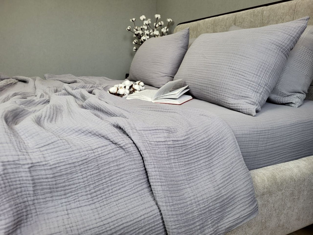 Постільна білизна Муслін Smoke Grey, Muslin