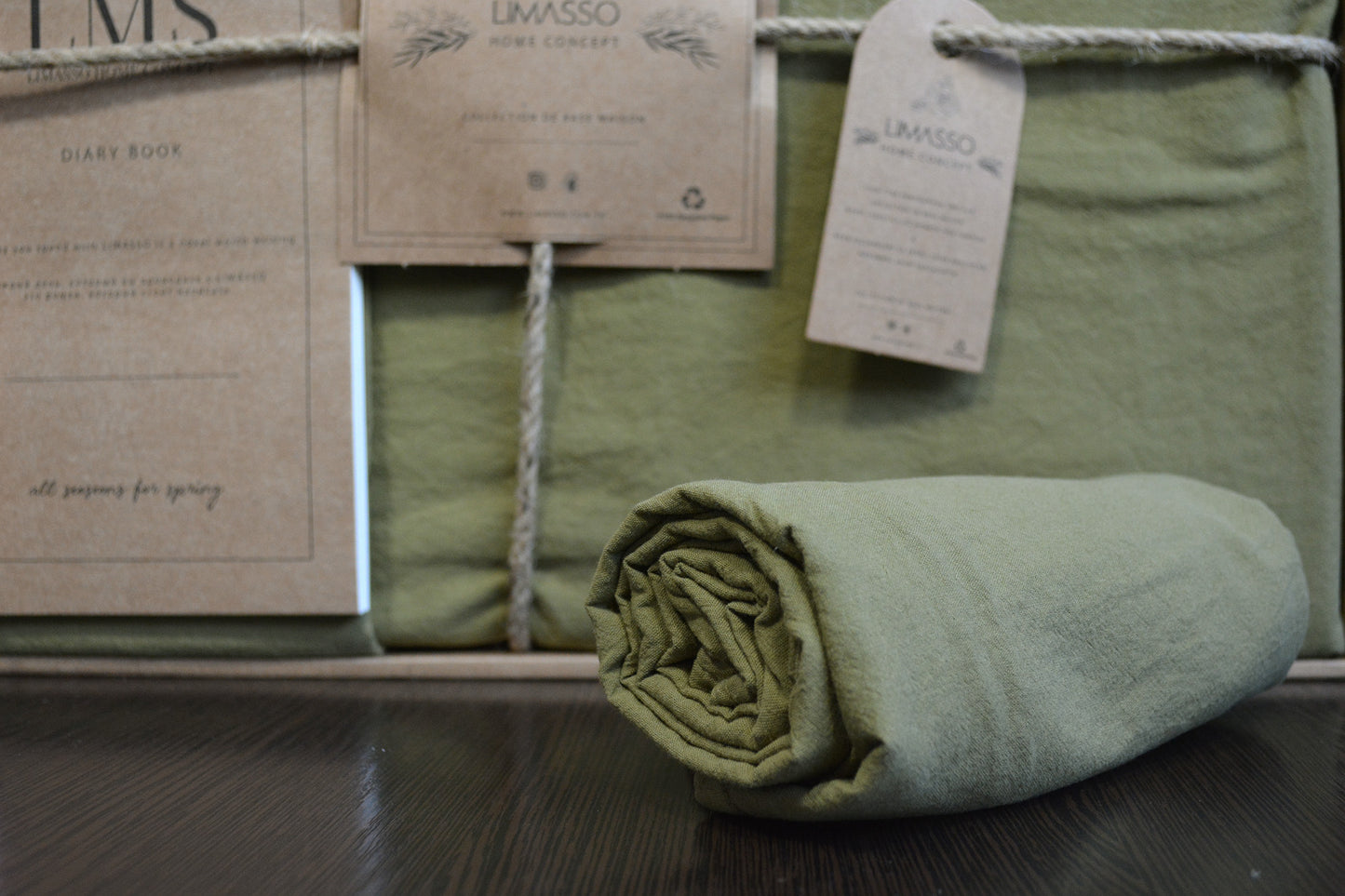 Постільна білизна Варена бавовна Olive