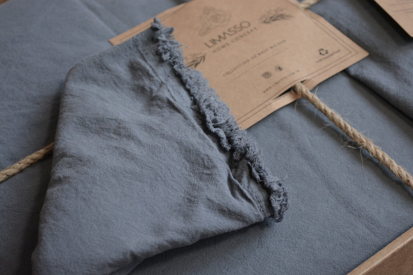 Постільна білизна Варена бавовна Plasid Natural Grey