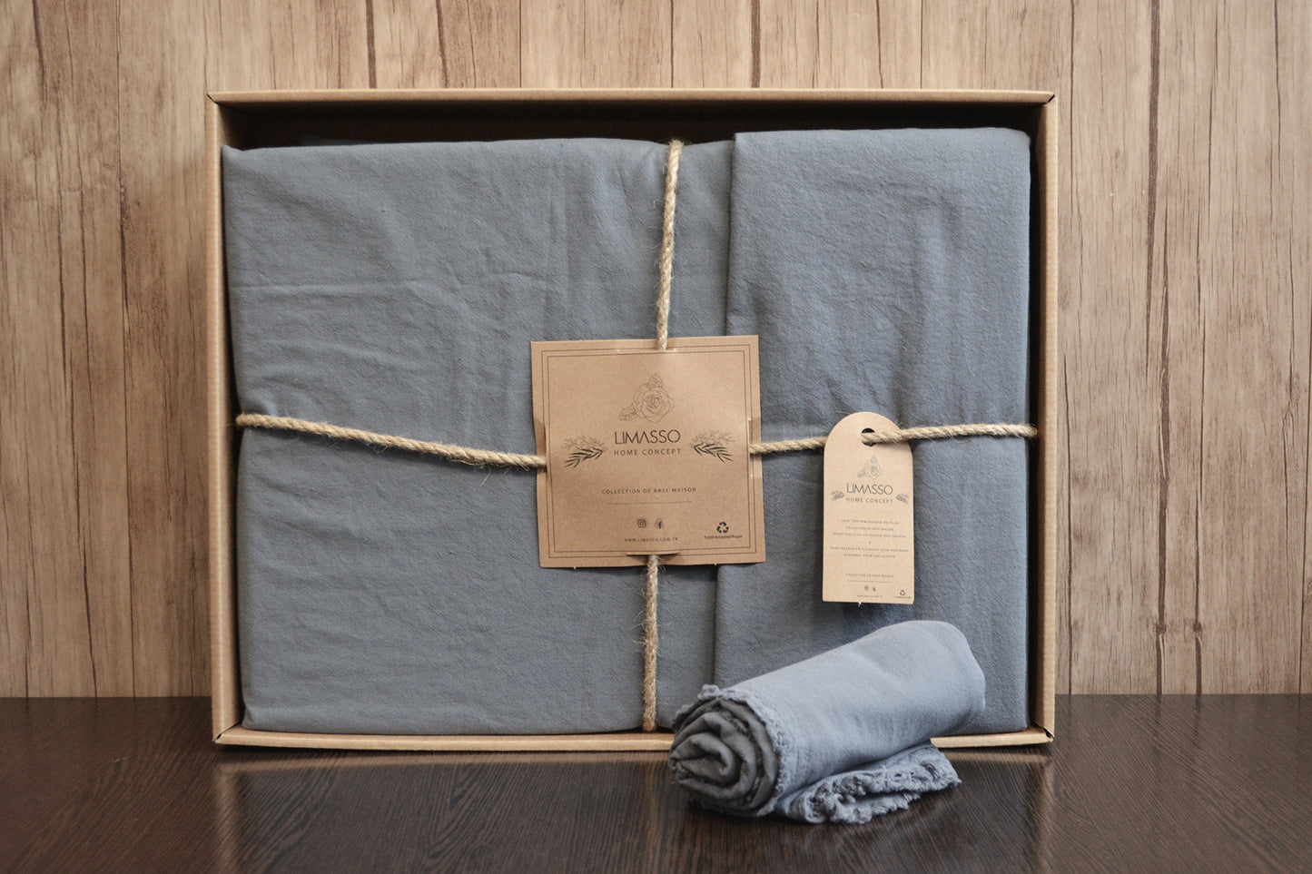 Постільна білизна Варена бавовна Plasid Natural Grey