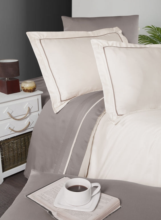 Постільна білизна Сатин Deluxe Satin Serenity Ivory Mink