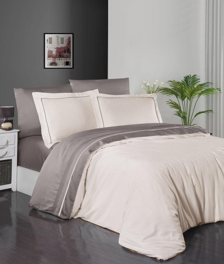 Постільна білизна Сатин Deluxe Satin Serenity Ivory Mink