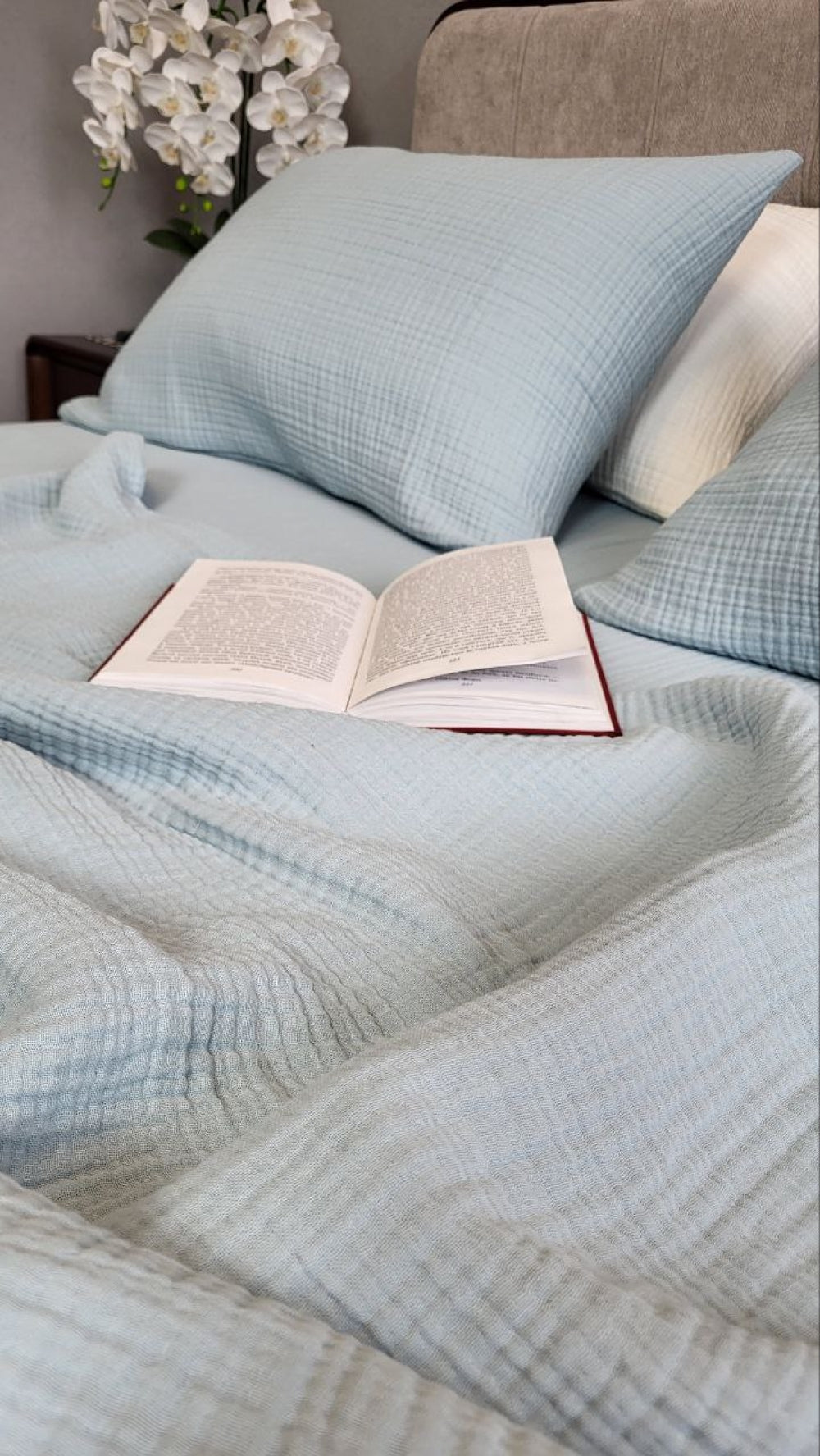 Постільна білизна Муслін Soft Blue, Muslin