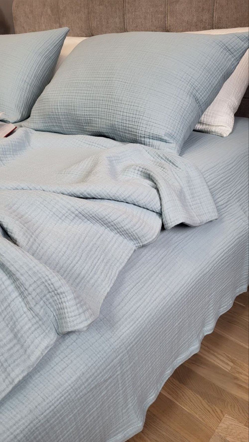 Постільна білизна Муслін Soft Blue, Muslin