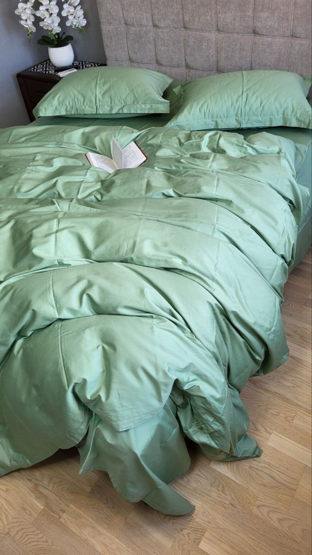 Постільна білизна Сатин Fresh Greens, Turkish satin