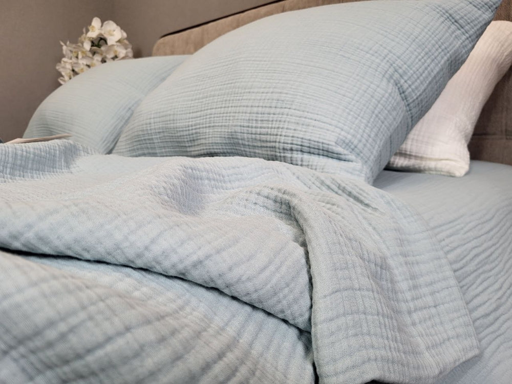 Постільна білизна Муслін Soft Blue, Muslin