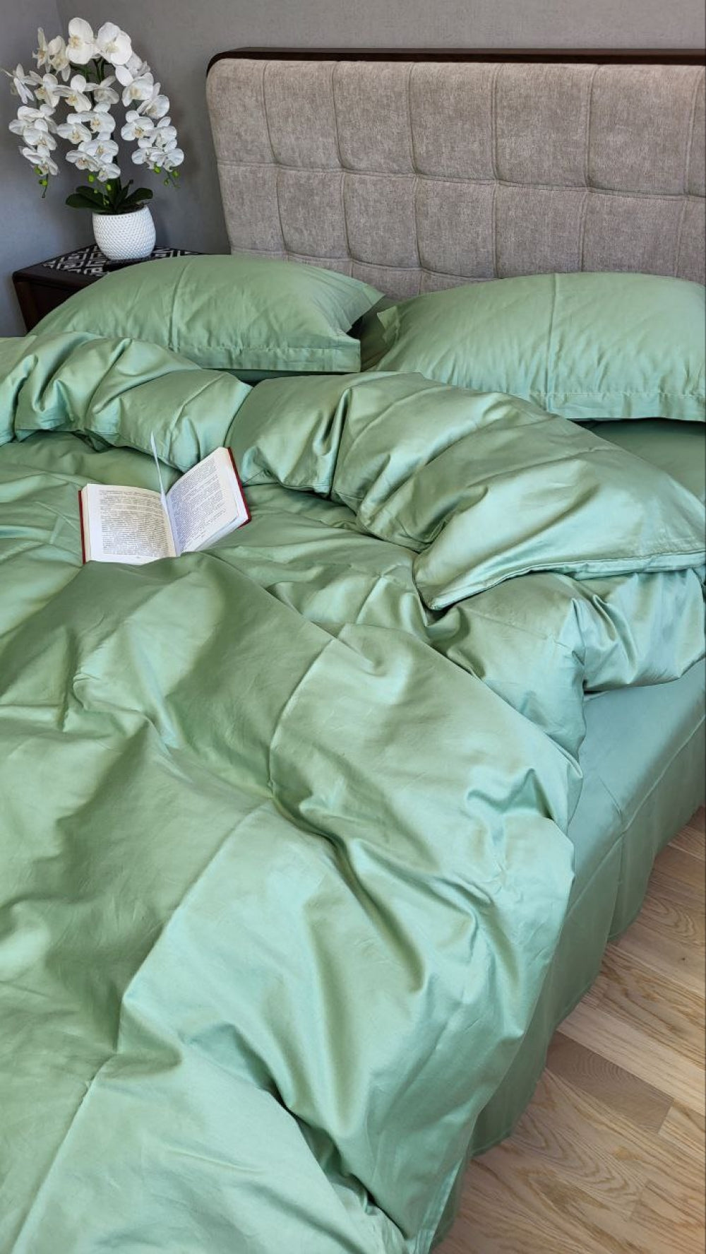 Постільна білизна Сатин Fresh Greens, Turkish satin