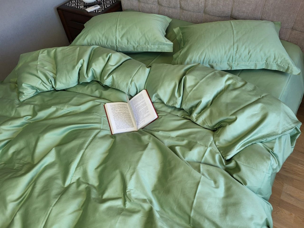Постільна білизна Сатин Fresh Greens, Turkish satin