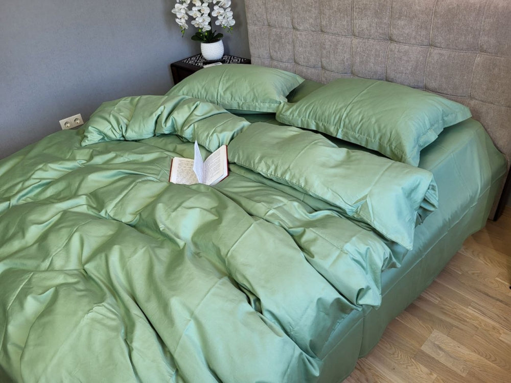 Постільна білизна Сатин Fresh Greens, Turkish satin
