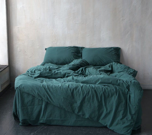 Постільна білизна Варена бавовна Dark Green