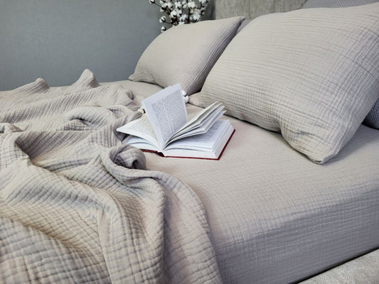 Постільна білизна Муслін Warm Grey, Muslin