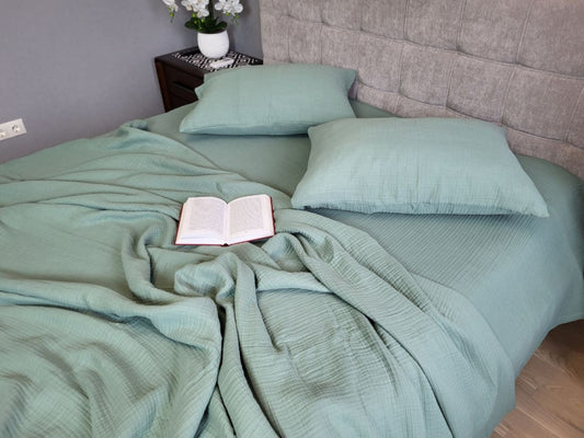 Постільна білизна Муслін Spring Greens, Muslin