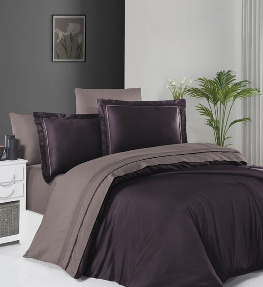 Постільна білизна Сатин Deluxe Satin Dark Serenity Purple Lilac