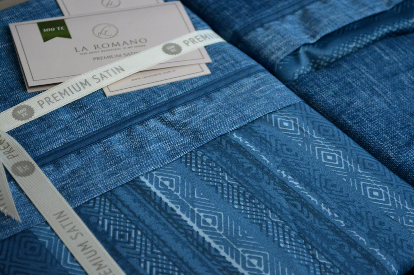 Постільна білизна Сатин Premium Satin Talya Blue