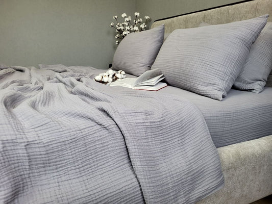 Постільна білизна Муслін Smoke Grey, Muslin