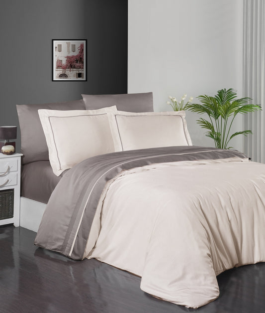 Постільна білизна Сатин Deluxe Satin Serenity Ivory Mink