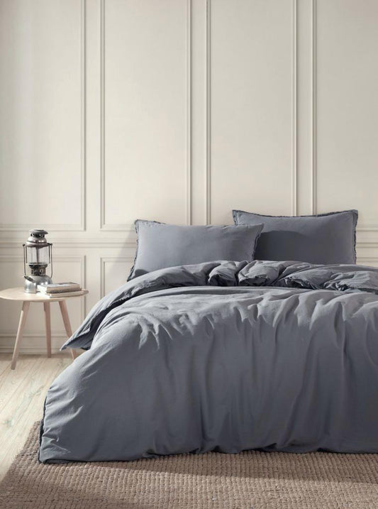 Постільна білизна Варена бавовна Plasid Natural Grey
