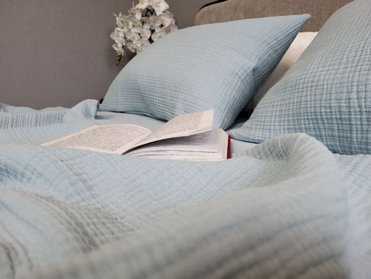 Постільна білизна Муслін Soft Blue, Muslin